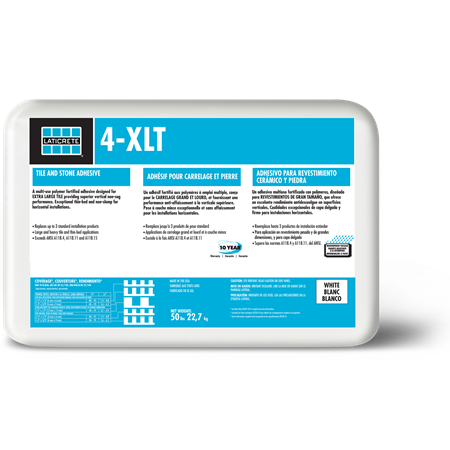 4-XLT polymer fortified adhesive thin-set mortar - Vesta Contractors Desk