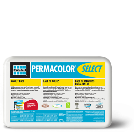 PERMACOLOR Select Grout Base - Vesta Contractors Desk