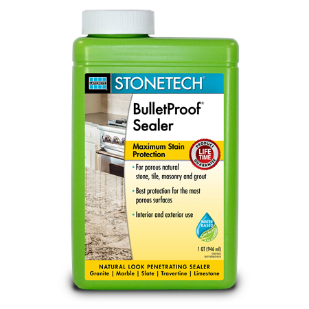 STONETECH® BulletProof® Natural Stone Sealer - Vesta Contractors Desk